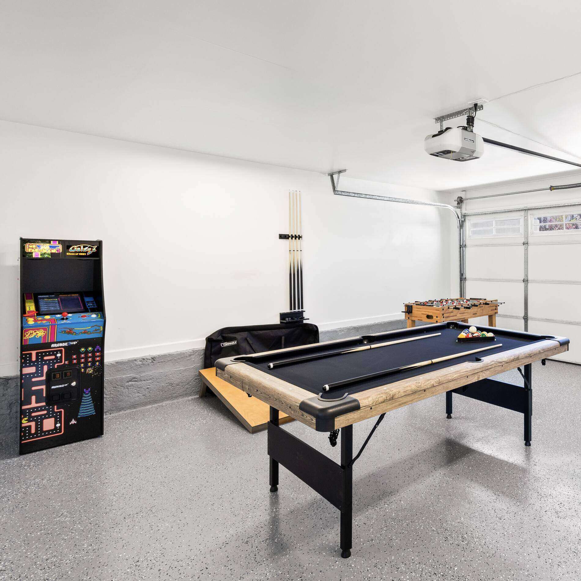 Living room with fireplace at LAXStay